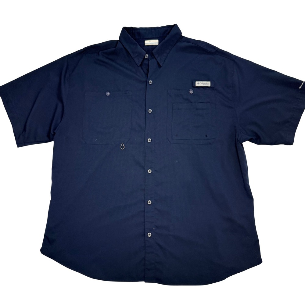 Columbia Men's Navy Casual Button Down Shirt